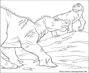 Coloriage dinosaure mignon dessin