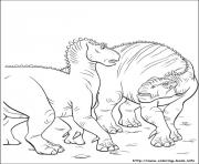 Coloriage maman dinosaure et ses bebes dinos dessin