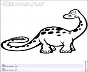 Coloriage dinosaure gratuit 63 dessin