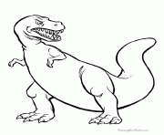dinosaure 4 dessin à colorier
