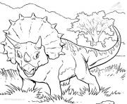 Coloriage dinosaure tyrex facile dessin