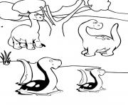 dinosaure 383 dessin à colorier