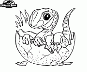 jurassic park dinosaure 24 dessin à colorier
