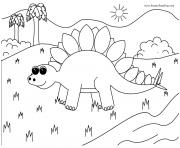 Coloriage dinosaure 400 dessin