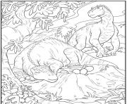 Coloriage dinosaure 268 dessin