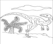 Coloriage dinosaure 285 dessin