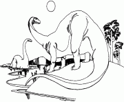 Coloriage dinosaure gratuit 60 dessin