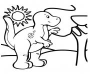 dinosaure 230 dessin à colorier