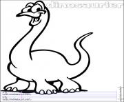 Coloriage dinosaure 224