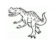 Coloriage dessin dinosaure Trex dessin