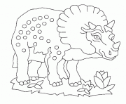 dinosaure 120 dessin à colorier