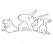 Coloriage Triceratops pissed off dessin