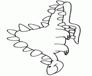 Coloriage dinosaure volant dessin