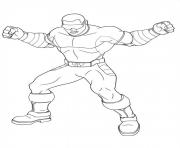ultimate spiderman power man dessin à colorier