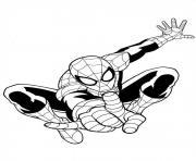 ultimate spiderman dessin à colorier