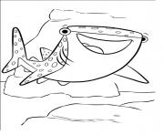 Coloriage bailey le beluga le monde de dory 14176 dessin