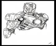 Coloriage iron man 238 dessin