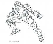 Coloriage iron man avec hulk dessin