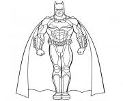 Coloriage batman ami de iron man