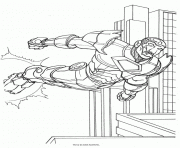 Coloriage casque de iron man dessin