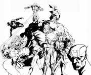 Coloriage avengers free download dessin