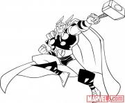 Coloriage avengers abomination dessin