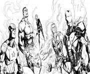 Coloriage avengers free download dessin