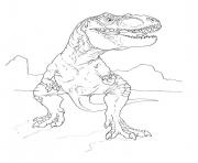 jurassic park indominus rex dessin à colorier