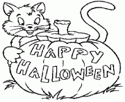 Coloriage Happy Halloween