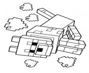 Coloriage minecraft Creeper dessin