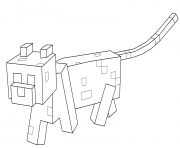 Coloriage minecraft tnt dessin