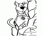 Coloriage scooby doo pirate peroquet dessin