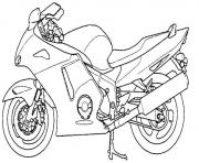moto 113 dessin à colorier