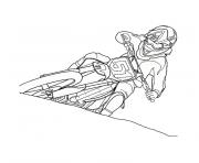 Coloriage moto cross ktm dessin