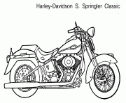 motocyclette 27 dessin à colorier
