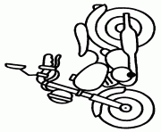 Coloriage quad moto 2 dessin