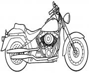 Coloriage moto 82 dessin