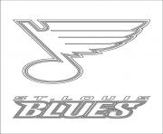 Coloriage washington capitals logo lnh nhl hockey sport dessin