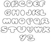 alphabet maternelles cp complet simple dessin à colorier