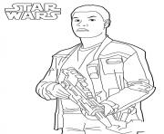 Finn star wars 7 dessin à colorier