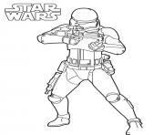 Strormtrooper star wars 7 dessin à colorier