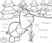 Coloriage Olaf 2017 dans Olaf Frozen Adventure dessin