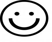 sourire emoji 3 dessin à colorier