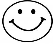 sourire emoji emoticon dessin à colorier