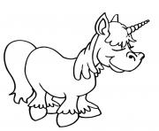 licorne dessin mignon 47 dessin à colorier