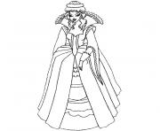 Coloriage Princesse Dress dessin