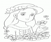 princesse sarah 146 dessin à colorier