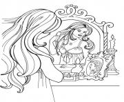 Coloriage princesse cendrillon dessin