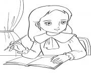 Coloriage princesse blanche neige dessin