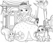 sofia princesse 59 dessin à colorier